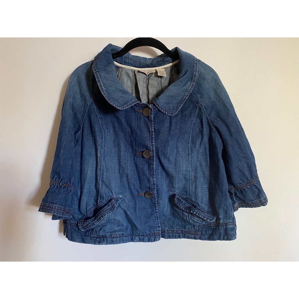 DKNY Cropped Jean Jacket. Size M.